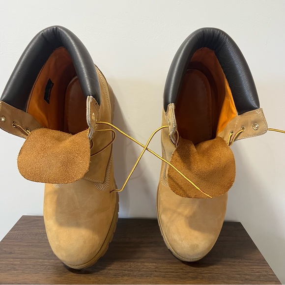 Timberland Men's 6-Inch Premium Waterproof Boot 10061 Wheat Nubuck Size 17 - Picture 8 of 12